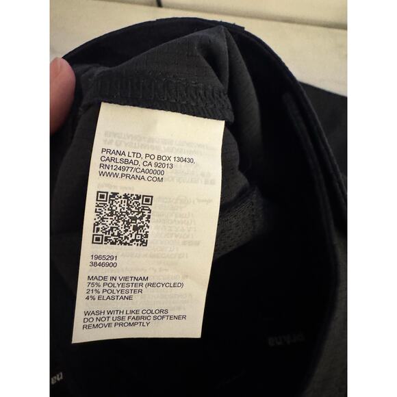 Prana Men's Hybridizer Short – Black | Size 33/08 | NWT - Picture 7 of 10